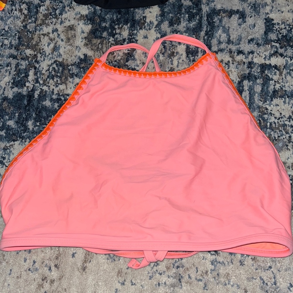 Aerie embroidered bikini top XXL